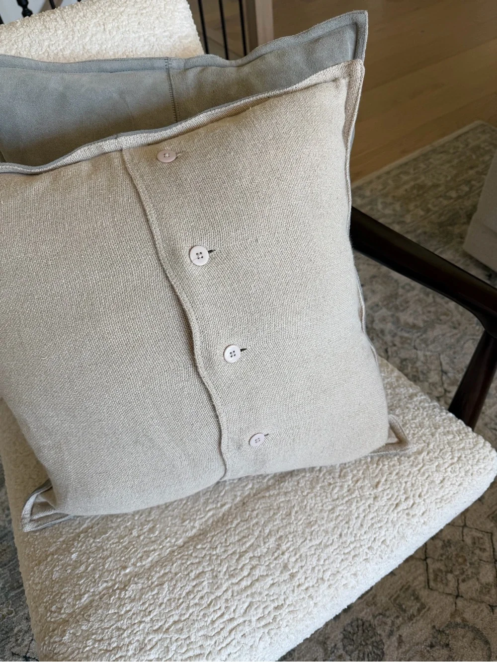Pottery Barn Suede Pillows 20x20